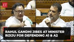 Rahul Gandhi calls Adani, Ambani 'A1', 'A2' in LS, says Rijiju defending them under orders from top