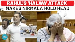 Rahul Gandhi's 'Halwa' Attack, Nirmala's Viral Reaction: Budget, NEET, Agniveer, Jobs | Full Speech