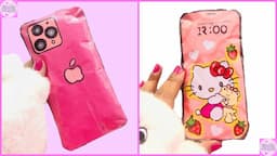 How to make paper Hello kitty i phone squishies 💕| paper squishy | paper squishy tutorial/asmr craft