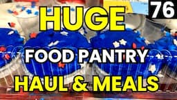 FRUGAL LIVING & Food Pantry Haul 2024 - Frugal Living Food Haul - FOOD BANK - Food Pantry Haul Video