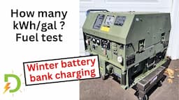 How efficient is this Army generator?  MEP-831A