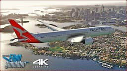 Qantas 787 Full Flight SFO ✈ SYD | ULTRA Real 4K | A Microsoft Flight Simulator Experience!