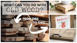 Old Wood Projects ~ Barn Wood Home Decor ~ DIY Home Decorations ~ Old Wood Ideas