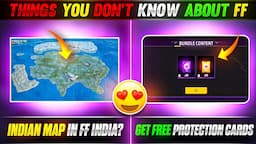 Indian Map In FF India?😍🔥 Get Free Protection Cards😱 || Things You Don't Know About Free Fire