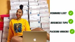 Start That Business Sis | Spiritual Vendors List, Pack Orders, Tips on having a successful business