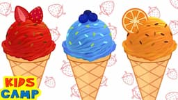 Learn Colors For Kids | Fruit Ice Creams 🍓🍦 | Fun Learning Video