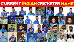 Current All Indian International Cricketer Name//Indian Cricket player Names//#timepass #cricket