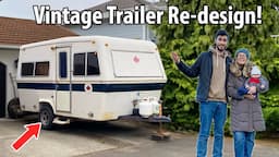 Vintage Trailer Renovation: Our New Floorplan Design!