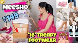 Meesho Trendy Footwear😍Starting at ₹149 only🥵🤯|16 Trendy Footwears🤩 #meesho #footwear #meeshohaul