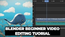 Blender 3D - Beginner Video Editing Tutorial (FREE Video Editor)