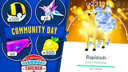 TOP TIPS for Ponyta Community Day: 3x Stardust!