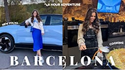 48 HOURS IN BARCELONA | Test Driving the Volvo EX30 - Travel Vlog