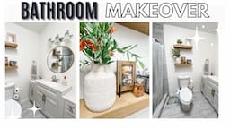 BATHROOM DESIGN MAKEOVER | Bathroom design, DIY