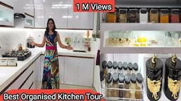 My Organised Kitchen tour | small organised kitchen | मेरा नया किचन | kitchen organisation ideas