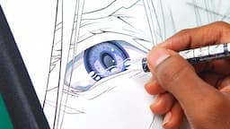 COLORING PROCESS - ANIME EYE || ATTACK ON TITAN