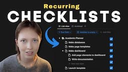 Notion for Productivity: Automate Recurring Checklists (Free Template)