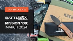 A Knife Your Grandpa Would Love! -  Unboxing Battlbox Mission 109 - Pro Plus - March 2024