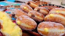 🔴 Donas Caseras De Crema Pastelera y Nutella Receta Casera Fácil y Rica! -El sabor latino