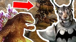 HILARIOUS SKYRIM MODS: Batman vs Magnets vs Godzilla