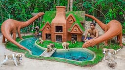 Rescue Abandoned Puppies Build House Craft Jurassic world