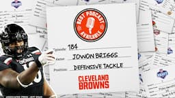 Chatting with Rookie Seventh Round Pick Jowon Briggs | Cleveland Browns