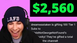 Dream GIFTS George 512 SUBS ON TWITCH