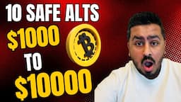 10 Safe Crypto Altcoins For 1000% Gains 🔥🔥