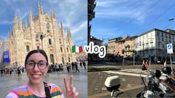 Italian vlog: un paio di giorni d'estate a Milano, tra passeggiate in centro e lavoro! (Sub)