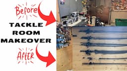 Tackle Room Make Over - Complete Transformation of a Fishing Tackle Room!