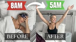 How to Wake Up EARLIER  [tips to become a MORNING person]