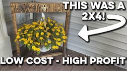 Low Cost High Profit - Easy 2x4 Project - Make Money Woodworking