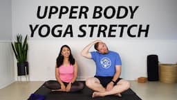 10 Min Upper Body Feel Good Yoga Stretch (Neck, Shoulders, Back Tension Relief)