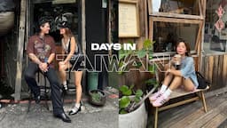 Days in Taiwan 🇹🇼 Cafe Hopping and Shopping at Gloria Outlets! | Rhea Bue