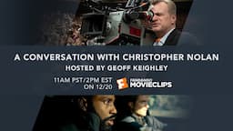 A Conversation With Christopher Nolan LIVE - Tenet Q&A