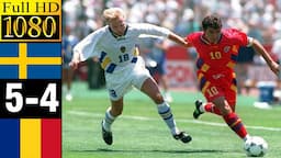 Sweden 2-2 (5x4) Romania Quarter Finals World Cup 1994 | Full highlight | 1080p HD