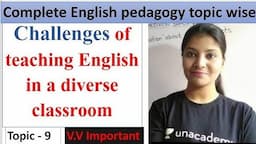 Challenges of teaching English in a diverse classroom|| CTET2020