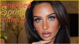 *VIRAL* SUN KISSED SPRING MAKEUP +FAUX FRECKLES