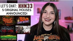 Let's Chat HHN33: SIX Original Houses Announced for Halloween Horror Nights Orlando!