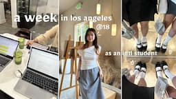 a BUSY week in my life: exploring LA, melrose brunch, campus life, cafe study