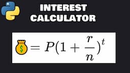 Python compound interest calculator 💰