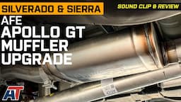 2019-2024 Silverado & Sierra 1500 AFE Apollo GT Series 3" Direct Fit Muffler Review & Sound Clip