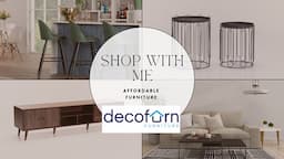 SHOP WITH ME FOR AFFORDABLE FURNITURE | DECOFURN + @HOME & MR PRICE DUPES | SOUTH AFRICAN YOUTUBER