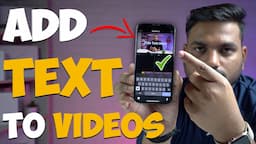 How to Add Text to Videos on iPhone? - Add Title Text to iPhone Videos (2023)