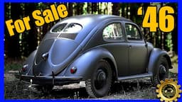 This is Remarkable!  A 1946 Kafer Bug is Going up For Sale!