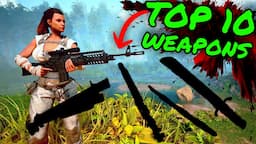 TOP 10 WEAPONS in Ark Survival Ascended for PVP or PVE Uses!!!