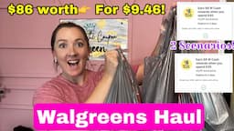 Walgreens Haul - SAVED 90%! All digital coupon deals 7/14-20/24