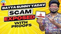 BHAYYA SUNNY YADHAV SCAM EXPOSED by KING CHANDRAHAS || @NaaAnveshana vs @bayyasunnyyadav CONTROVERSY