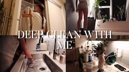 DEEP CLEAN MY NEW APARTMENT IN LA WITH ME *USE THIS AS MOTIVATION* | rhegan777