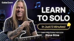 Learn to solo in 5 minutes - 6 Note Soloing Technique