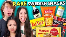 American Teens Try Rare Swedish Snacks For the First Time!!